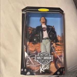 Harley-Davidson Ken Doll with Black Leather Jacket